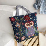 Maxbell Women Canvas Tote Bag Shoppers Bag Lightweight Underarm Bag with Zipper Style C