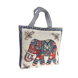 Maxbell Women Canvas Tote Bag Shoppers Bag Lightweight Underarm Bag with Zipper Style E