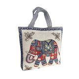 Maxbell Women Canvas Tote Bag Shoppers Bag Lightweight Underarm Bag with Zipper Style E