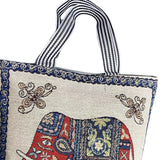 Maxbell Women Canvas Tote Bag Shoppers Bag Lightweight Underarm Bag with Zipper Style E