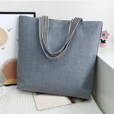 Maxbell Tote Bag Shopping Bag Canvas Grocery Bags Beach Bag Coloured Pattern Durable Style D