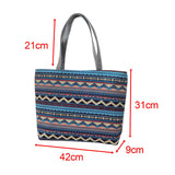 Maxbell Embroidery Shoulder Bag Women Handbag Casual Lightweight Travel Bag for Work Style E
