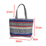 Maxbell Embroidery Shoulder Bag Women Handbag Casual Lightweight Travel Bag for Work Style G