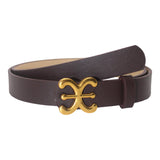 Maxbell Women Belt PU Leather Waist Belt Clothing Decoration for Pants Trouser Party Coffee