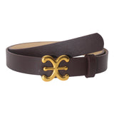 Maxbell Women Belt PU Leather Waist Belt Clothing Decoration for Pants Trouser Party Coffee