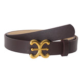 Maxbell Women Belt PU Leather Waist Belt Clothing Decoration for Pants Trouser Party Coffee
