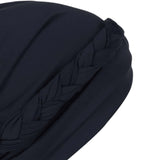 Maxbell Women Indian Turban Hat Headwrap Head Cover Beanie Hats Bandana black