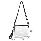 Maxbell Clear Crossbody Bag Y2K Stadium Approved Waterproof Shoulder Bag for Travel