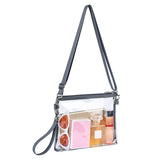 Maxbell Clear Crossbody Bag Y2K Stadium Approved Waterproof Shoulder Bag for Travel