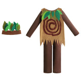 Maxbell Children Tree Costumes Headdress Vest Romper for Halloween Show Festival M