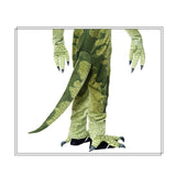 Maxbell Kids Dinosaur Costume Unisex Green Suit for Dress up Party Cosplay Toddler M