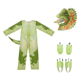 Maxbell Kids Dinosaur Costume Unisex Green Suit for Dress up Party Cosplay Toddler XL