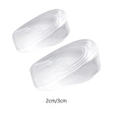 Maxbell 1 Pair Heel Lift Insert Invisible for High Heels Long Time Standing Hiking Men 2cm