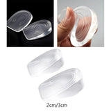 Maxbell 1 Pair Heel Lift Insert Invisible for High Heels Long Time Standing Hiking Men 2cm