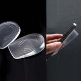 Maxbell 1 Pair Heel Lift Insert Invisible for High Heels Long Time Standing Hiking Men 3cm