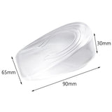 Maxbell 1 Pair Heel Lift Insert Invisible for High Heels Long Time Standing Hiking Men 3cm