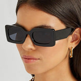 Maxbell Driving Glasses Traveling Travel Summer Rectangle Sunglasses for Women Men Leopard Black Gray
