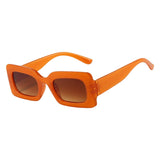 Maxbell Driving Glasses Traveling Travel Summer Rectangle Sunglasses for Women Men Orange