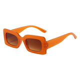 Maxbell Driving Glasses Traveling Travel Summer Rectangle Sunglasses for Women Men Orange