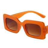 Maxbell Driving Glasses Traveling Travel Summer Rectangle Sunglasses for Women Men Orange