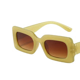 Maxbell Driving Glasses Traveling Travel Summer Rectangle Sunglasses for Women Men Yellow Brown