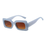 Maxbell Driving Glasses Traveling Travel Summer Rectangle Sunglasses for Women Men Brown Blue