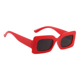 Maxbell Driving Glasses Traveling Travel Summer Rectangle Sunglasses for Women Men Red Black Gray