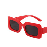 Maxbell Driving Glasses Traveling Travel Summer Rectangle Sunglasses for Women Men Red Black Gray