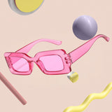 Maxbell Driving Glasses Traveling Travel Summer Rectangle Sunglasses for Women Men Rose Red