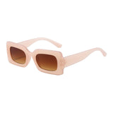 Maxbell Driving Glasses Traveling Travel Summer Rectangle Sunglasses for Women Men Pink Brown