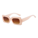 Maxbell Driving Glasses Traveling Travel Summer Rectangle Sunglasses for Women Men Pink Brown