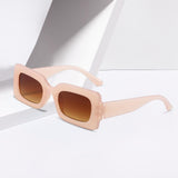 Maxbell Driving Glasses Traveling Travel Summer Rectangle Sunglasses for Women Men Pink Brown