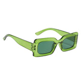 Maxbell Driving Glasses Traveling Travel Summer Rectangle Sunglasses for Women Men Green