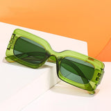 Maxbell Driving Glasses Traveling Travel Summer Rectangle Sunglasses for Women Men Green