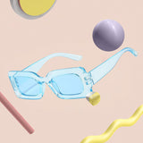 Maxbell Driving Glasses Traveling Travel Summer Rectangle Sunglasses for Women Men Blue