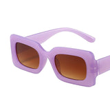 Maxbell Driving Glasses Traveling Travel Summer Rectangle Sunglasses for Women Men Violet Brown