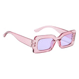 Maxbell Driving Glasses Traveling Travel Summer Rectangle Sunglasses for Women Men Violet
