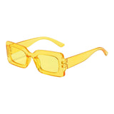 Maxbell Driving Glasses Traveling Travel Summer Rectangle Sunglasses for Women Men Yellow