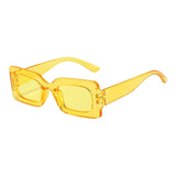 Maxbell Driving Glasses Traveling Travel Summer Rectangle Sunglasses for Women Men Yellow
