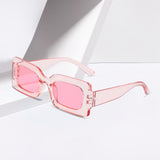 Maxbell Driving Glasses Traveling Travel Summer Rectangle Sunglasses for Women Men Pink