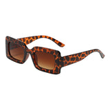 Maxbell Driving Glasses Traveling Travel Summer Rectangle Sunglasses for Women Men Leopard Brown
