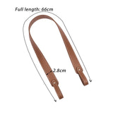Maxbell Purse Handle PU Leather Purse Strap Shoulder Strap for Briefcase Wallet Brown
