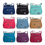 Maxbell Nylon Handbag Casual Tote Bag Adjustable Strap Womens Shoulder Bag Pouch Dark Blue