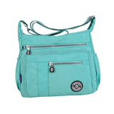 Maxbell Nylon Handbag Casual Tote Bag Adjustable Strap Womens Shoulder Bag Pouch Green