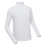 Maxbell Golf Men Ice Silk Shirt Golf Bottoming Shirts Sunscreen Tops for Golfing White M