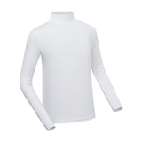 Maxbell Golf Men Ice Silk Shirt Golf Bottoming Shirts Sunscreen Tops for Golfing White M