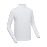 Maxbell Golf Men Ice Silk Shirt Golf Bottoming Shirts Sunscreen Tops for Golfing White M