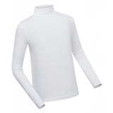 Maxbell Golf Men Ice Silk Shirt Golf Bottoming Shirts Sunscreen Tops for Golfing White L