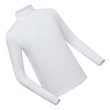 Maxbell Golf Men Ice Silk Shirt Golf Bottoming Shirts Sunscreen Tops for Golfing White XL