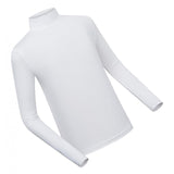 Maxbell Golf Men Ice Silk Shirt Golf Bottoming Shirts Sunscreen Tops for Golfing White XXL